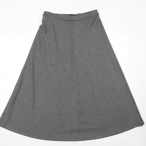 Marks and Spencer Women’s Grey A-Line Midi Jersey Skirt Size 10