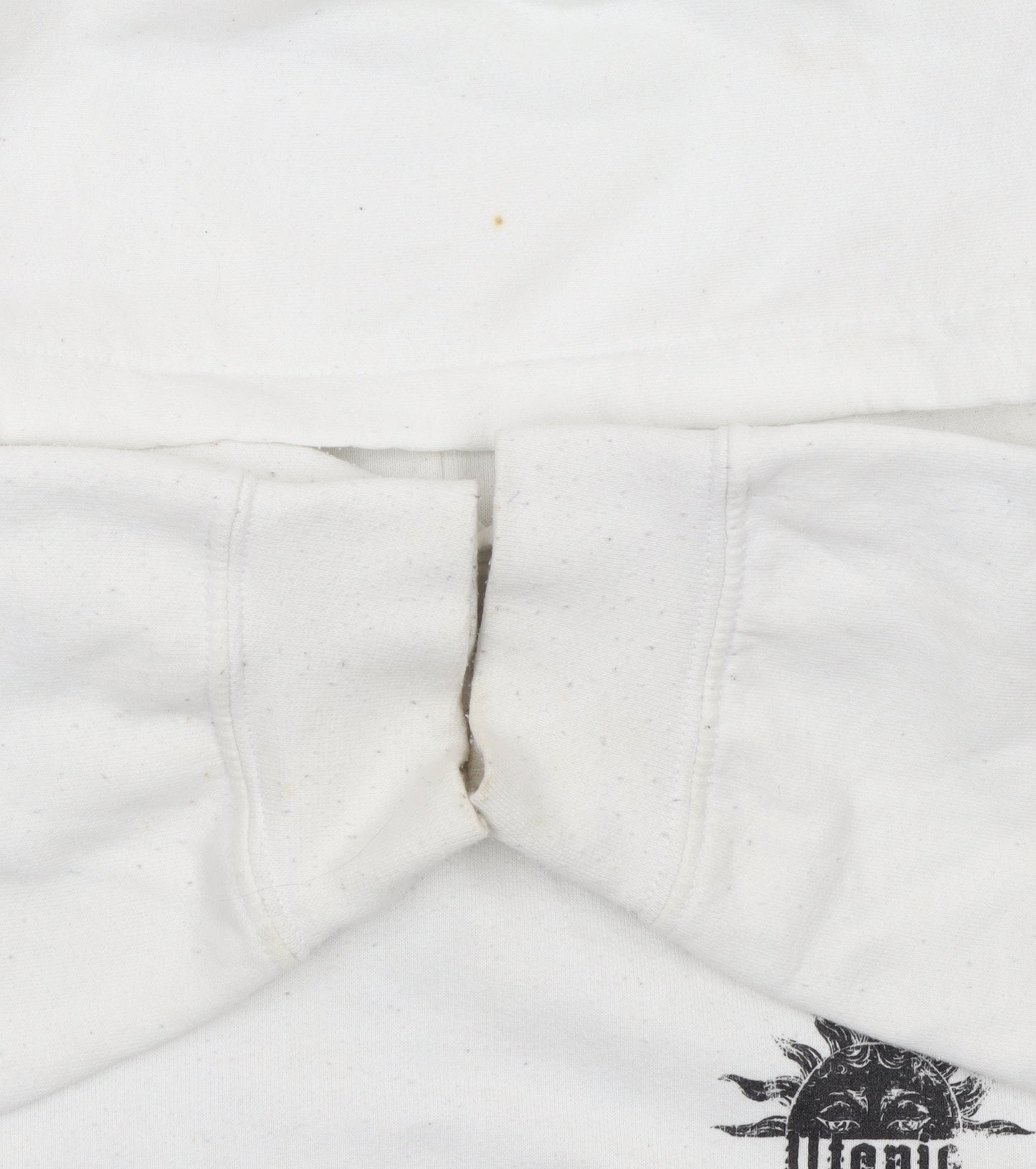 Urban Outfitters Women White Sun Graphic Pullover Hoodie Size S