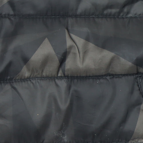 CLWR Colour Wear Men’s Black Geometric Quilted Bodywarmer Size S