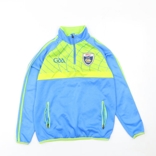 Kellogg's GAA Cúl Camps Boys Blue 3-4 Years 1/4 Zip Polyester Sweatshirt