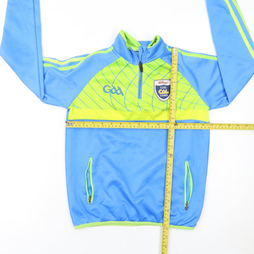 Kellogg's GAA Cúl Camps Boys Blue 3-4 Years 1/4 Zip Polyester Sweatshirt