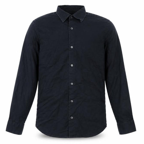 Calvin Klein Men's Black Slim Fit Long Sleeve Button-Up Shirt Size S