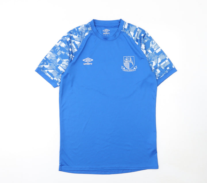 Umbro Men's Blue Football Jersey T-Shirt Size M Regular Fit