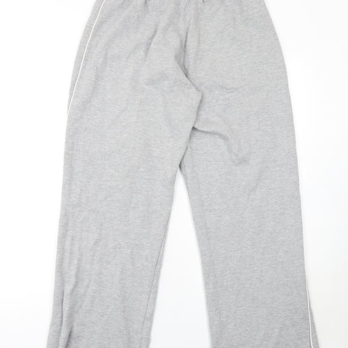 Jac Womenswear Women's Grey Cotton Blend Relaxed Fit Sweatpants Lounge 14/16