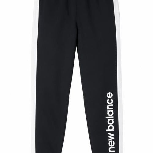 New Balance Men's Black Jogger Trousers S Elastic Waist Logo Sportswear