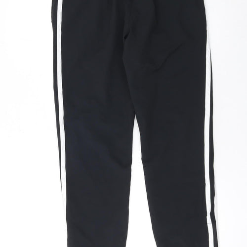 New Balance Men's Black Jogger Trousers S Elastic Waist Logo Sportswear