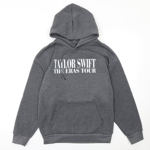Taylor Swift Eras Tour Grey Women's M Pullover Hoodie Sweatshirt