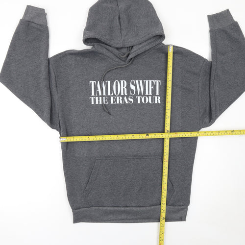 Taylor Swift Eras Tour Grey Women's M Pullover Hoodie Sweatshirt