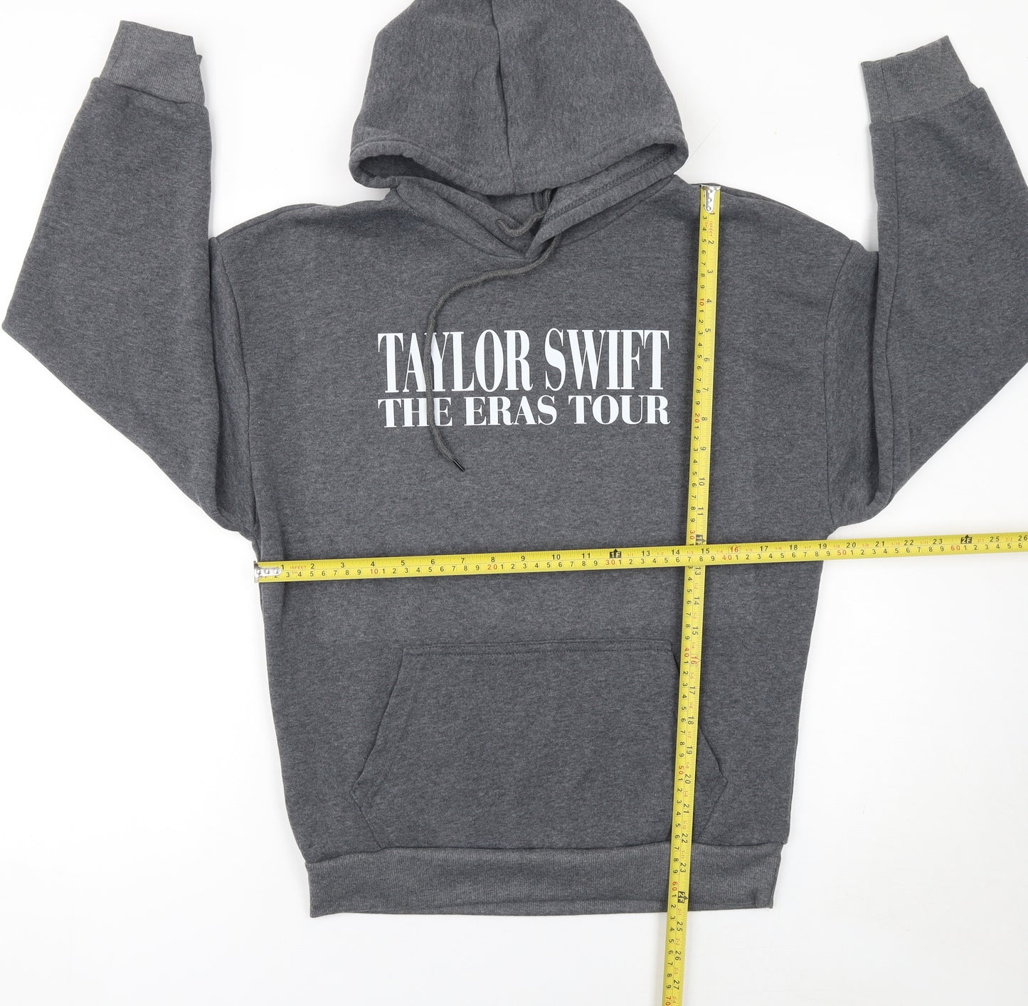 Taylor Swift Eras Tour Grey Women's M Pullover Hoodie Sweatshirt