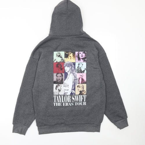 Taylor Swift Eras Tour Grey Women's M Pullover Hoodie Sweatshirt
