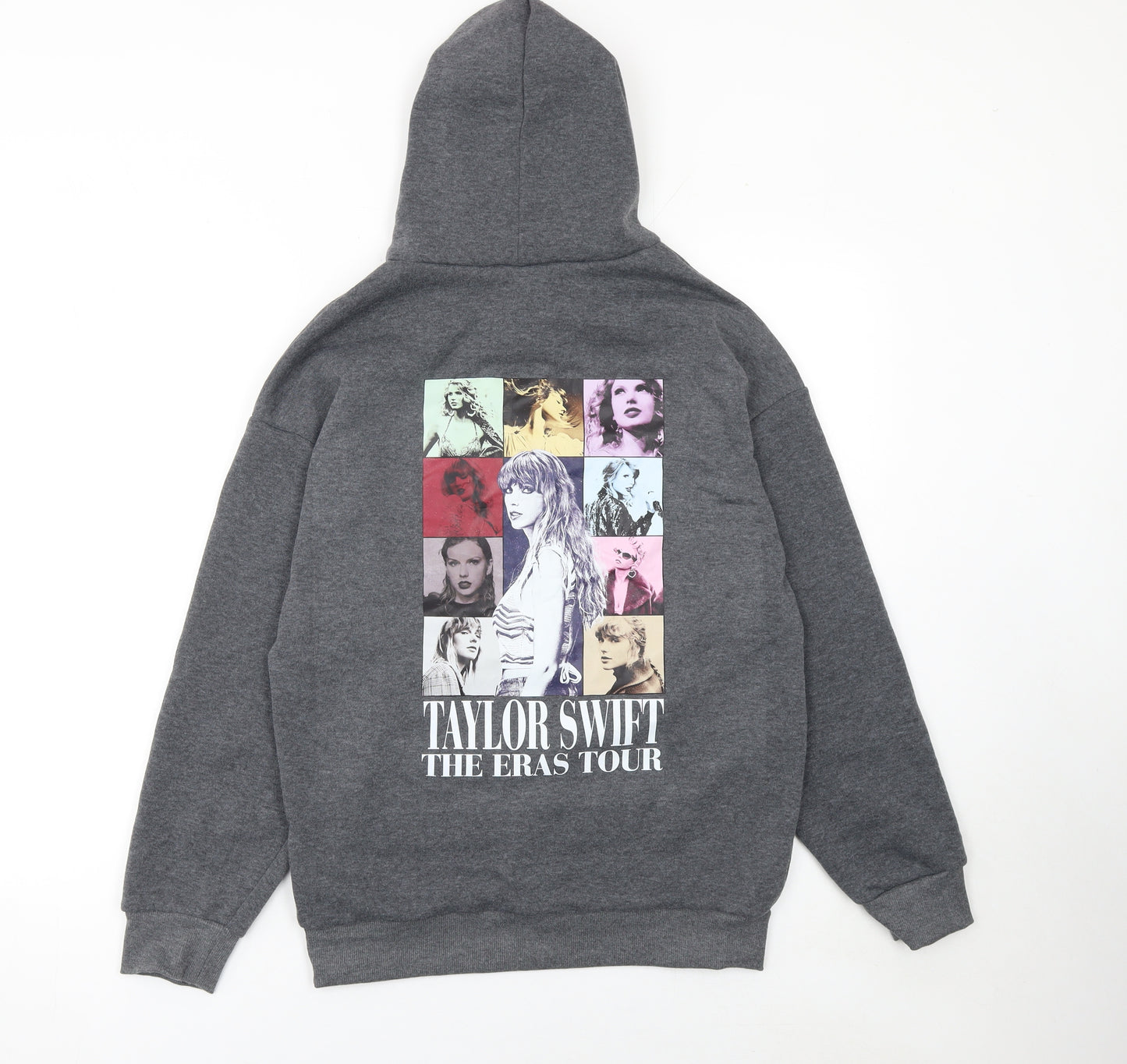 Taylor Swift Eras Tour Grey Women's M Pullover Hoodie Sweatshirt