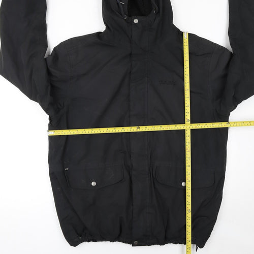Regatta Men's Black XL Waterproof Hooded Parka Jacket