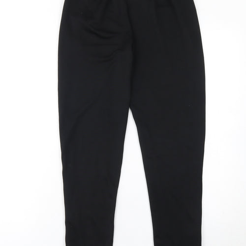 Adidas Boys Black Jogger Trousers 10 Years Elastic Waist Sports Pants