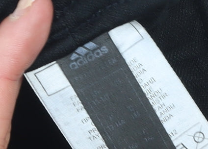 Adidas Boys Black Jogger Trousers 10 Years Elastic Waist Sports Pants