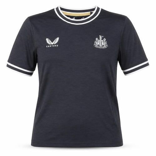 Castore Boys Black Newcastle United Short Sleeve T-Shirt M