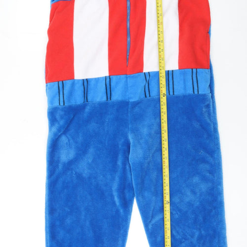 Primark Men Blue Red Marvel Captain America Fleece Onesie XS-S
