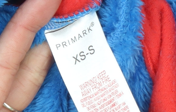 Primark Men Blue Red Marvel Captain America Fleece Onesie XS-S