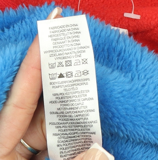 Primark Men Blue Red Marvel Captain America Fleece Onesie XS-S