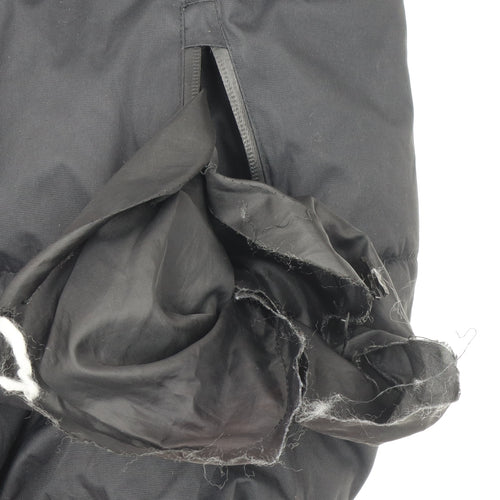 Cropp Men’s Black Puffer Hooded Winter Jacket Size M