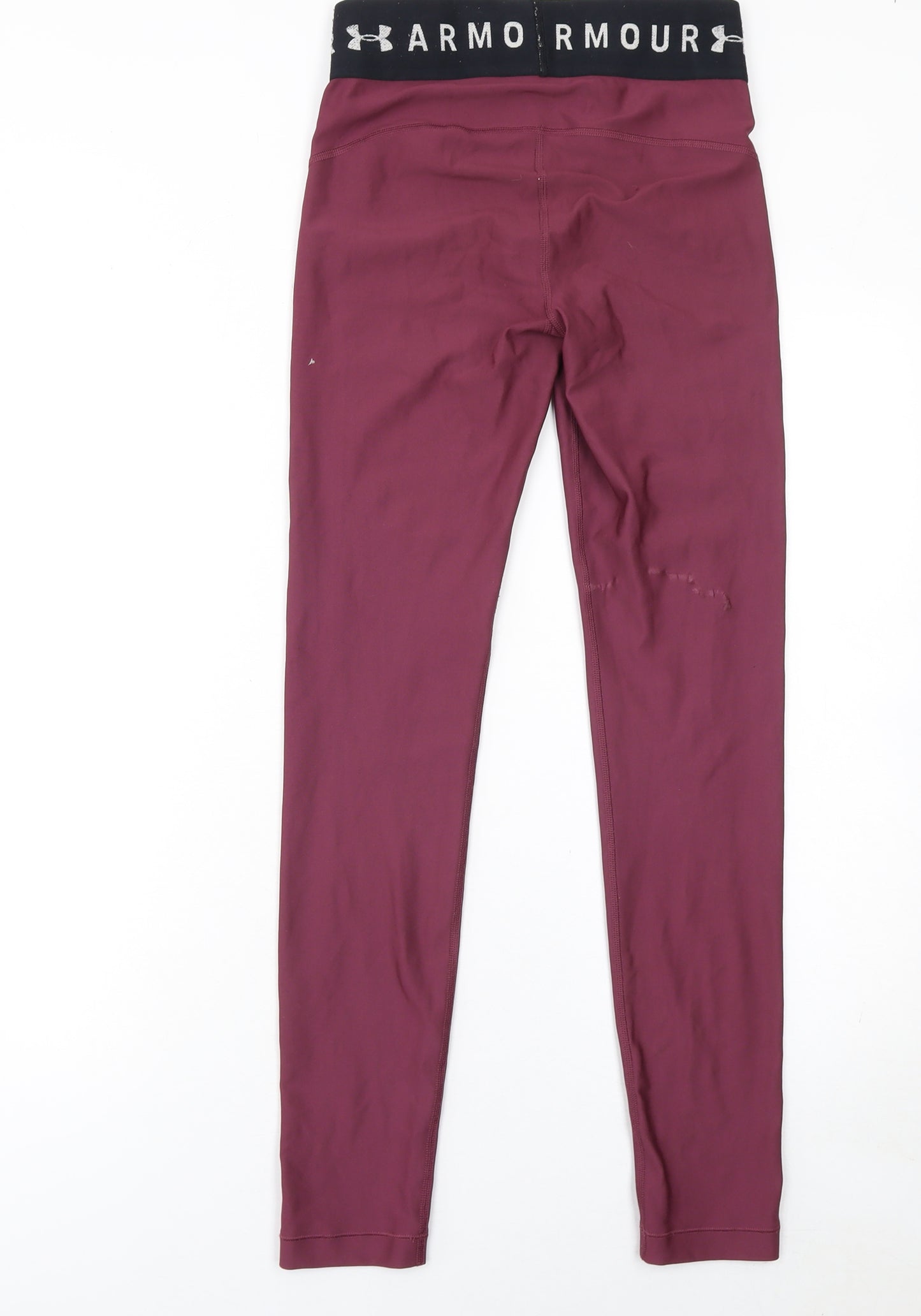 Under Armour Womens Purple Compression Leggings Small HeatGear