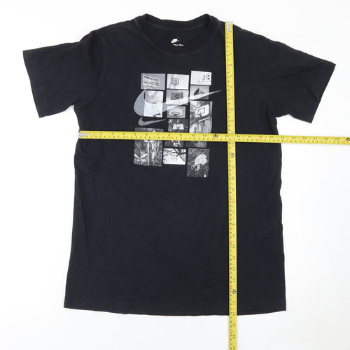 Nike Men's Black XL Graphic Sports Crew Neck Cotton T-Shirt
