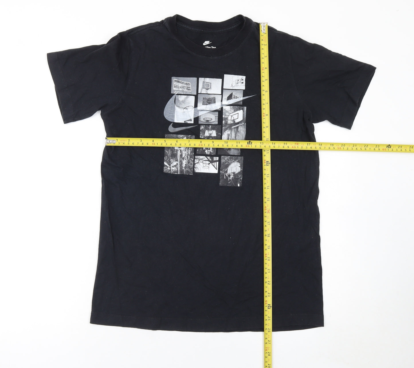 Nike Men's Black XL Graphic Sports Crew Neck Cotton T-Shirt