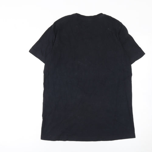 Nike Men's Black XL Graphic Sports Crew Neck Cotton T-Shirt