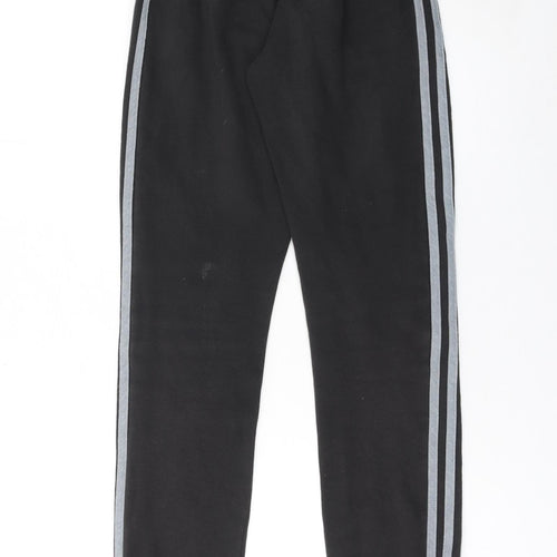 Adidas Men’s Black Jogger Trousers L with Logo Stripes