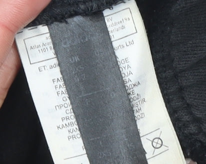 Adidas Men’s Black Jogger Trousers L with Logo Stripes