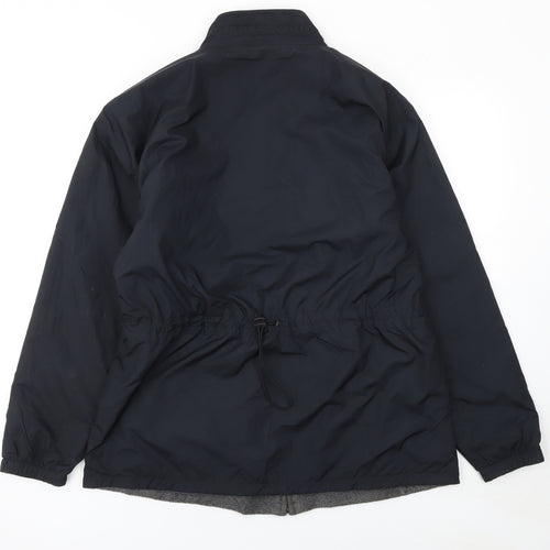 Cutter & Buck Women's Black Mid-Length Windbreaker Jacket Size M