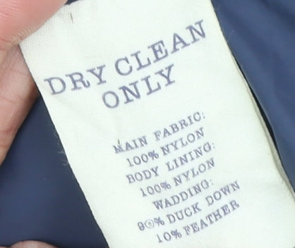 Jack Wills Women’s Green Puffer Hooded Waistcoat Size 10