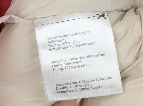 Save The Duck Girls Pink Hooded Parka Coat 10 Years Winter Insulated Jacket