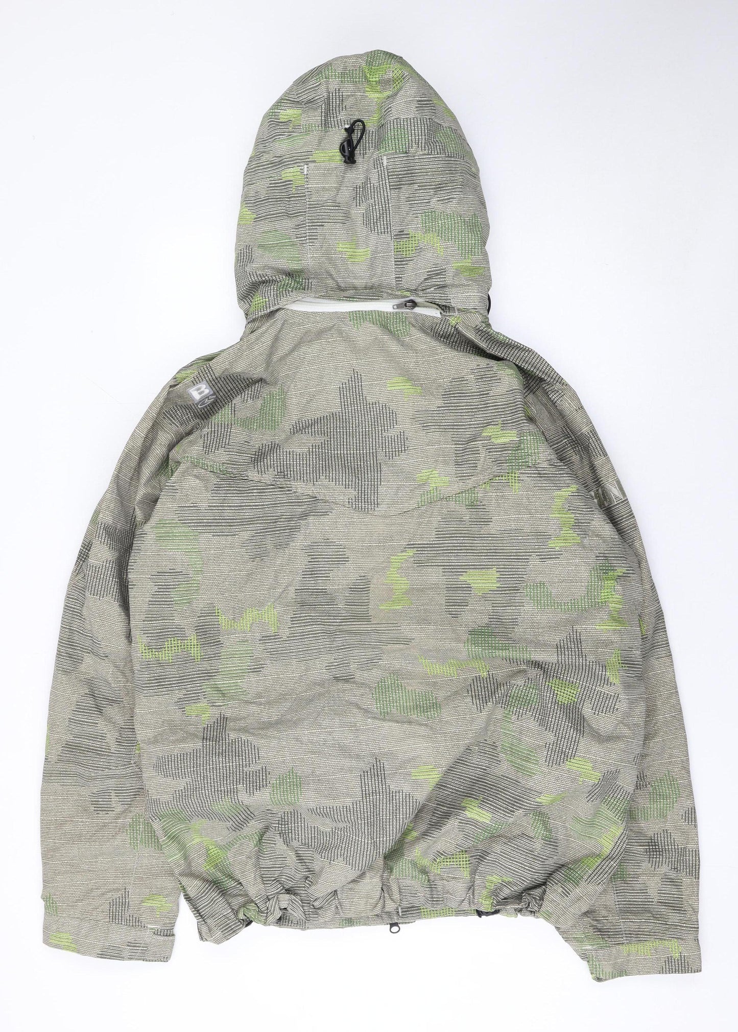 Bonfire Men’s Green Camouflage Hooded Parka Jacket Size M Waterproof Winter Coat