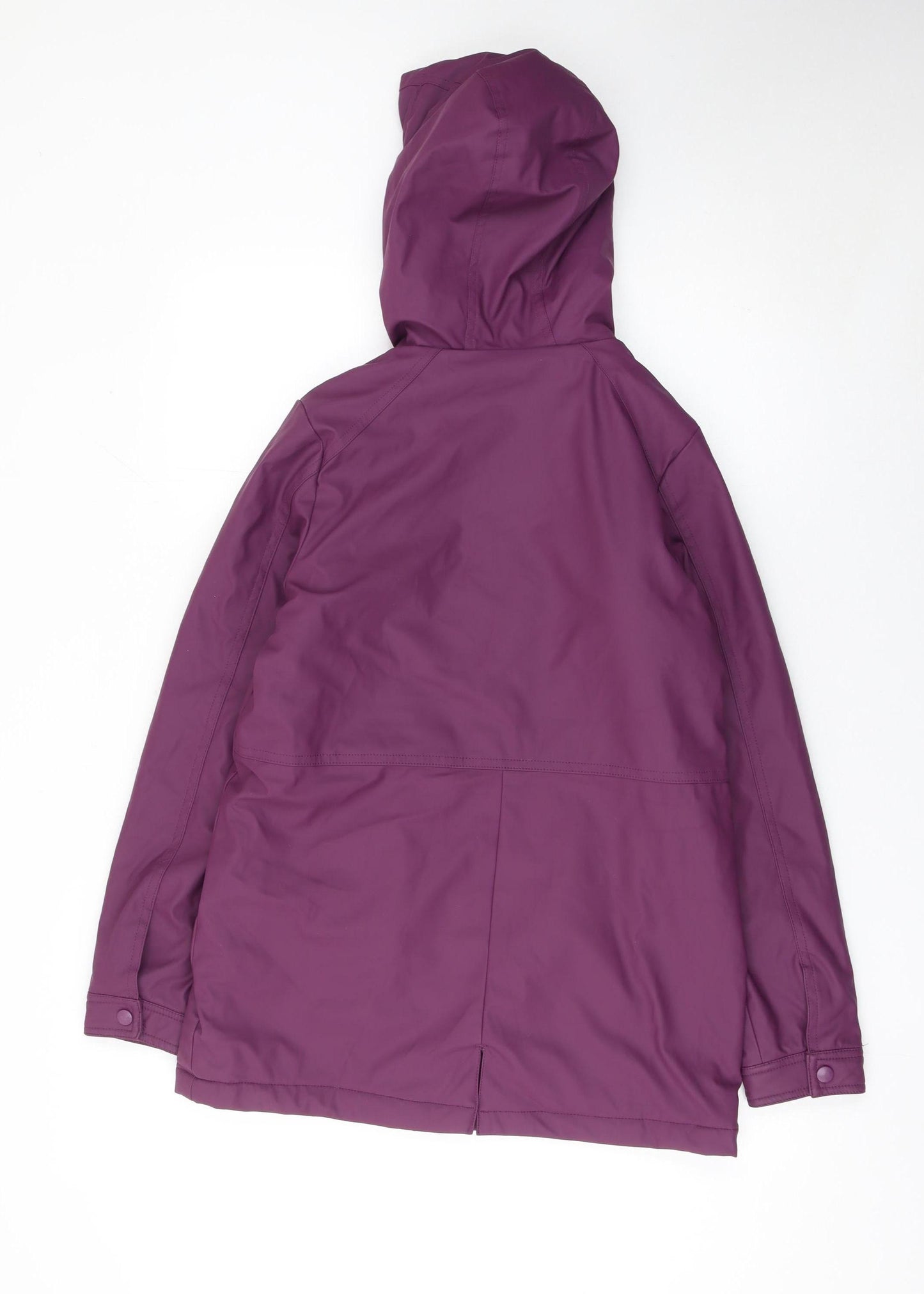 Saltrock Girls Purple Hooded Waterproof Parka Coat 13 Years Lined Winter Jacket