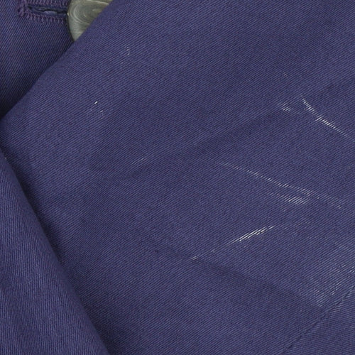 Topshop Women's Purple Cotton Belted Trench Coat UK 12