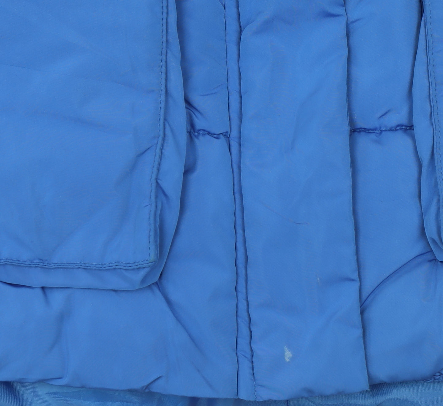 Primark Womens Blue M Puffer Sleeveless Waistcoat