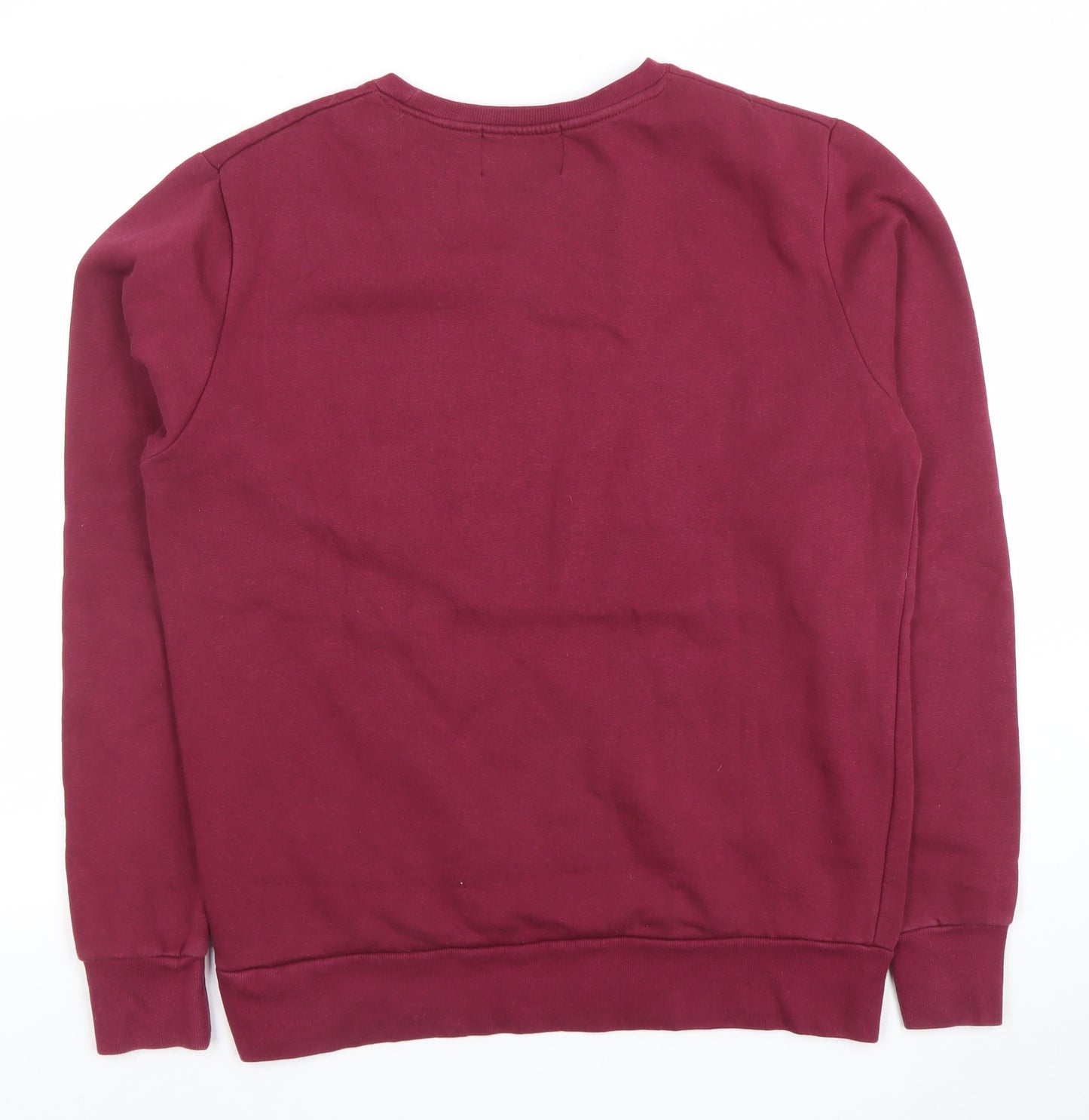 LONDON CO Mens Red Crew Neck Sweatshirt Size L Christmas Graphic Pullover