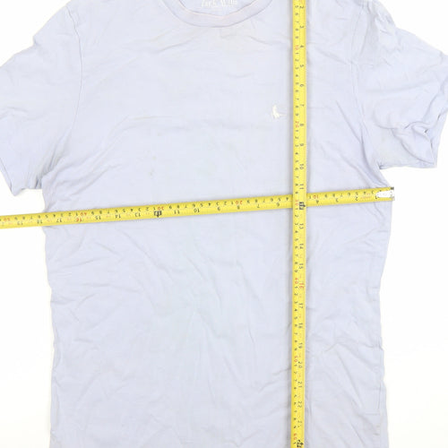 Jack Wills Men's Blue Cotton Crew Neck Short Sleeve T-Shirt Size S