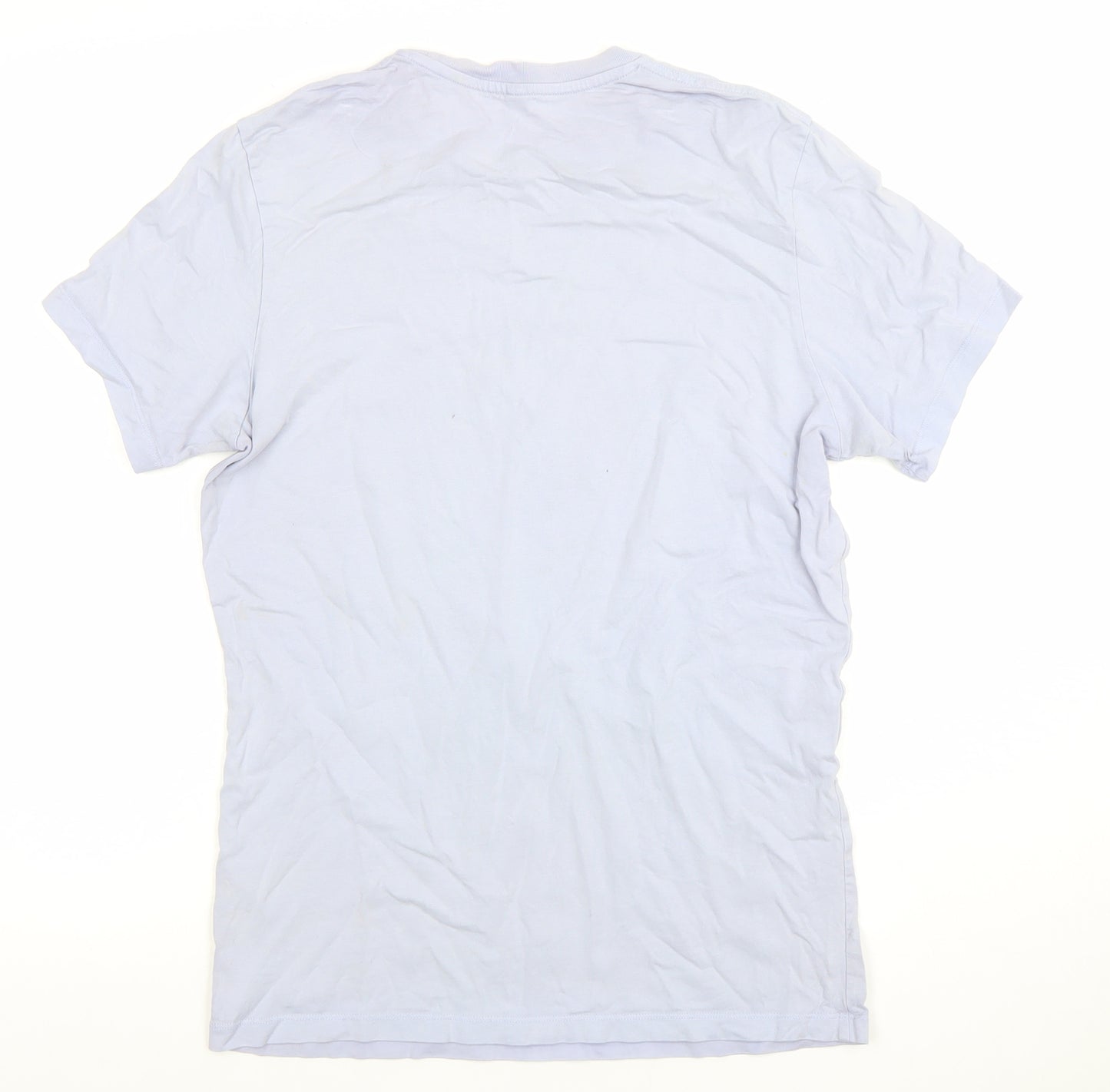 Jack Wills Men's Blue Cotton Crew Neck Short Sleeve T-Shirt Size S
