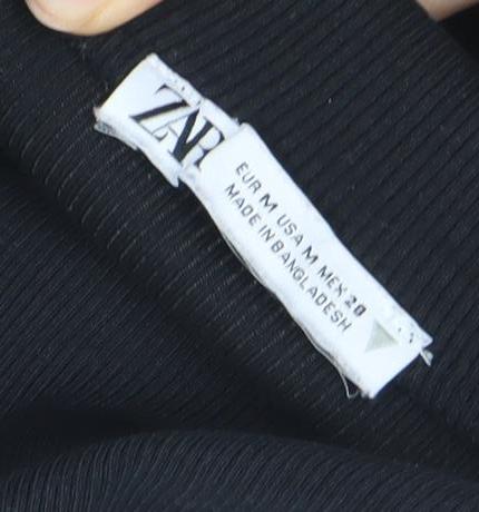 Zara Women's Black Stretch Pencil Skirt Size M