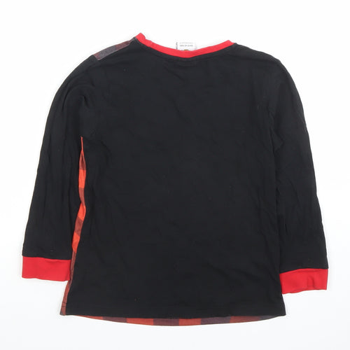 Manchester United Boys Red Long Sleeve Graphic Football T-Shirt 7-8 Years