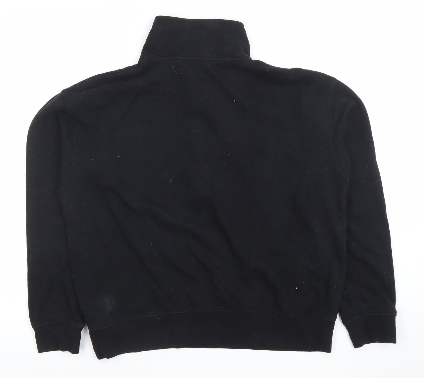 Dunnes Women Black 1/2 Zip Pullover Sweatshirt Size M