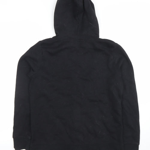 Dunnes Women's Black Full Zip Hoodie Size S Casual Cotton Blend