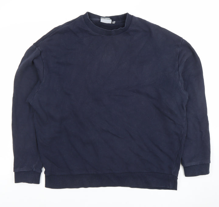 ASOS Men’s Blue Regular Fit Crew Neck Sweatshirt M