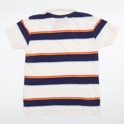 Tokyo Laundry Men's Multicoloured Striped Polo Shirt Size M