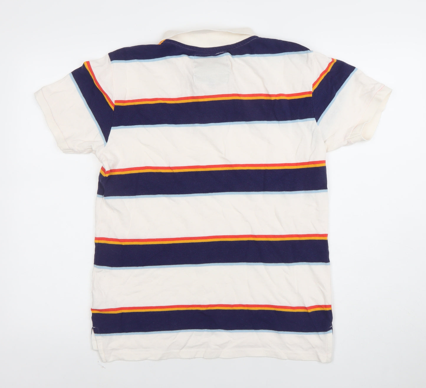 Tokyo Laundry Men's Multicoloured Striped Polo Shirt Size M