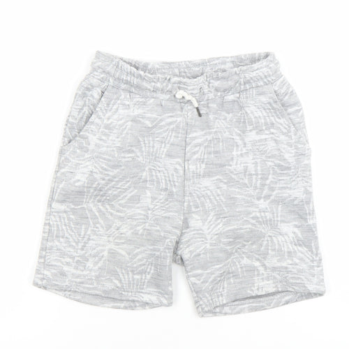 Rebel by Primark Boys Grey Sweat Shorts 5-7 Years Drawstring Pockets Summer
