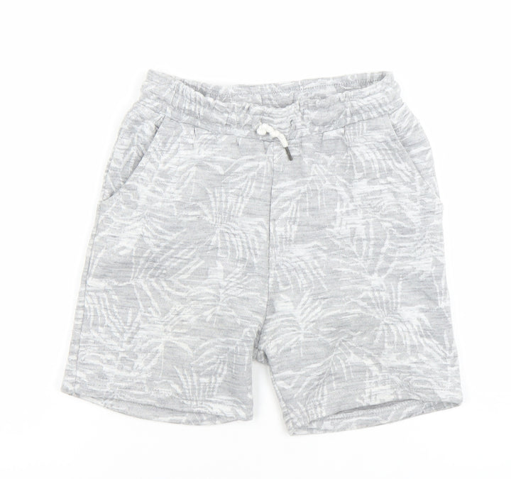 Rebel by Primark Boys Grey Sweat Shorts 5-7 Years Drawstring Pockets Summer