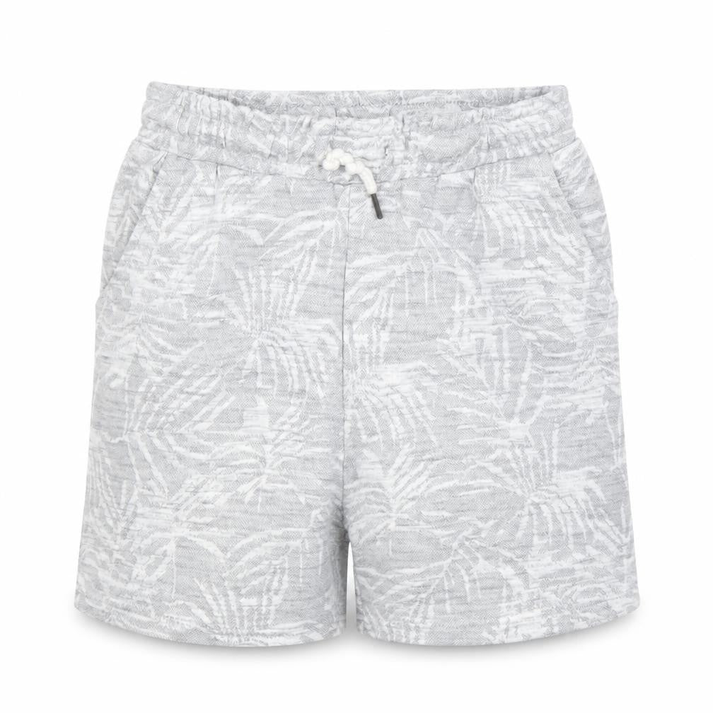 Front view of Primark Rebel by Primark boys’ grey sweat shorts 5-7 years drawstring pockets summer
