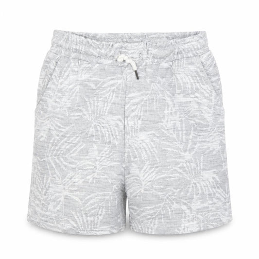 Front view of Primark Rebel by Primark boys’ grey sweat shorts 5-7 years drawstring pockets summer